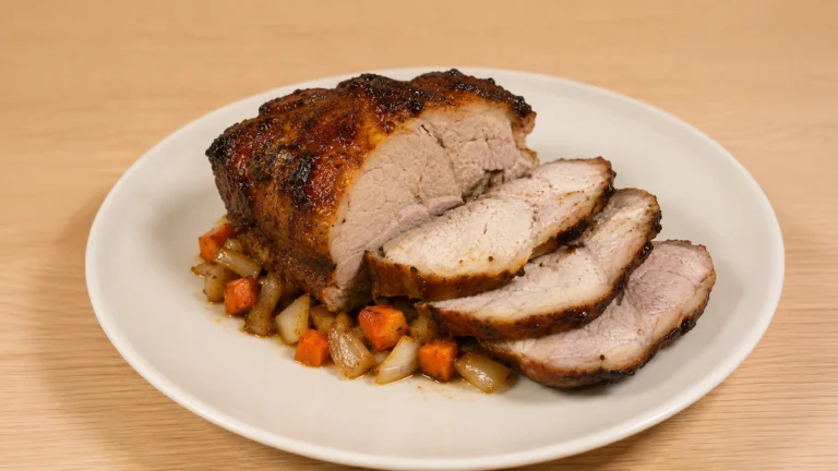 Bondiola de cerdo al horno con miel y mostaza: jugosa y fácil